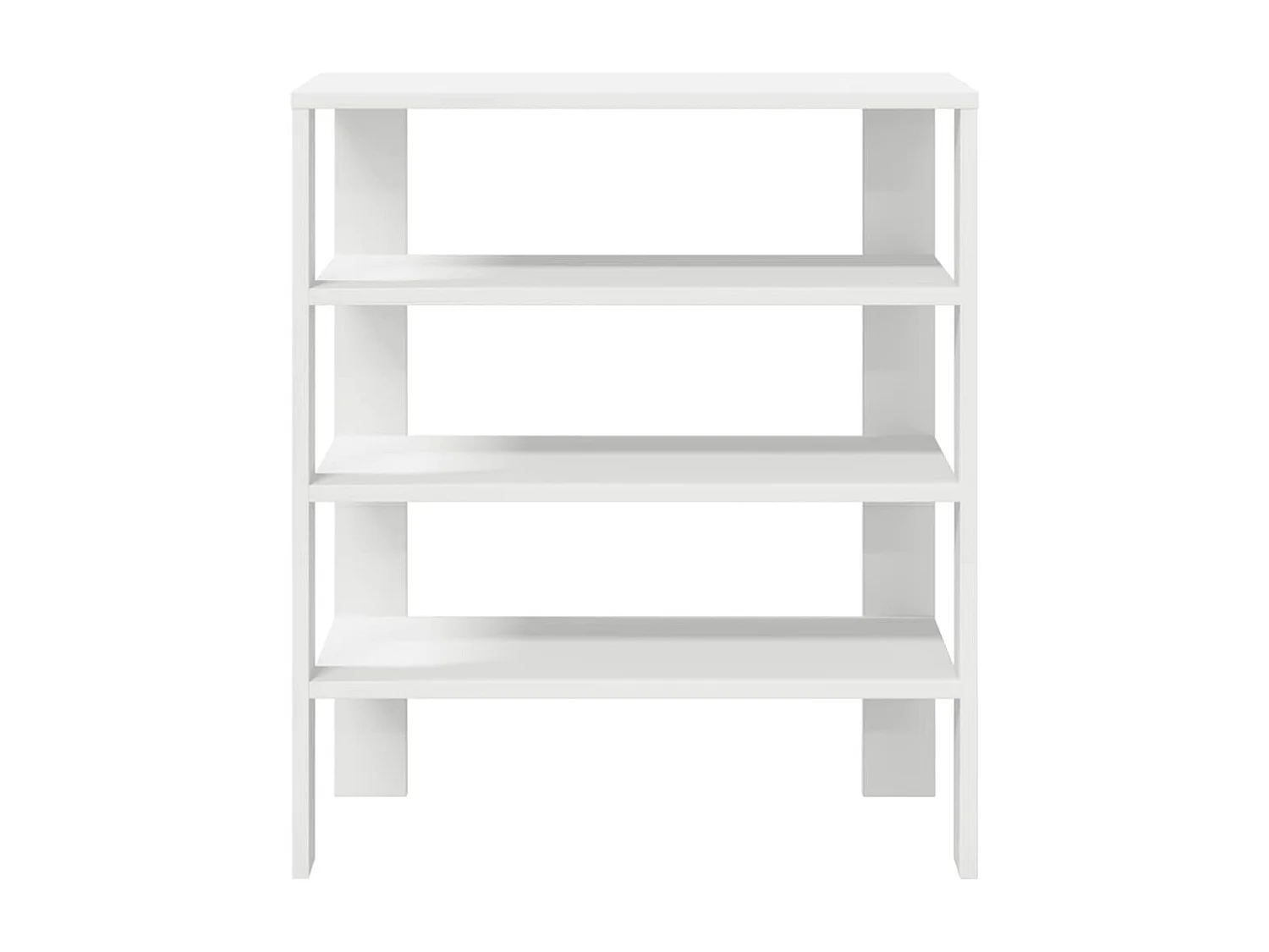 étagère à chaussures blanc 61x32x70 cm bois d'ingénierie