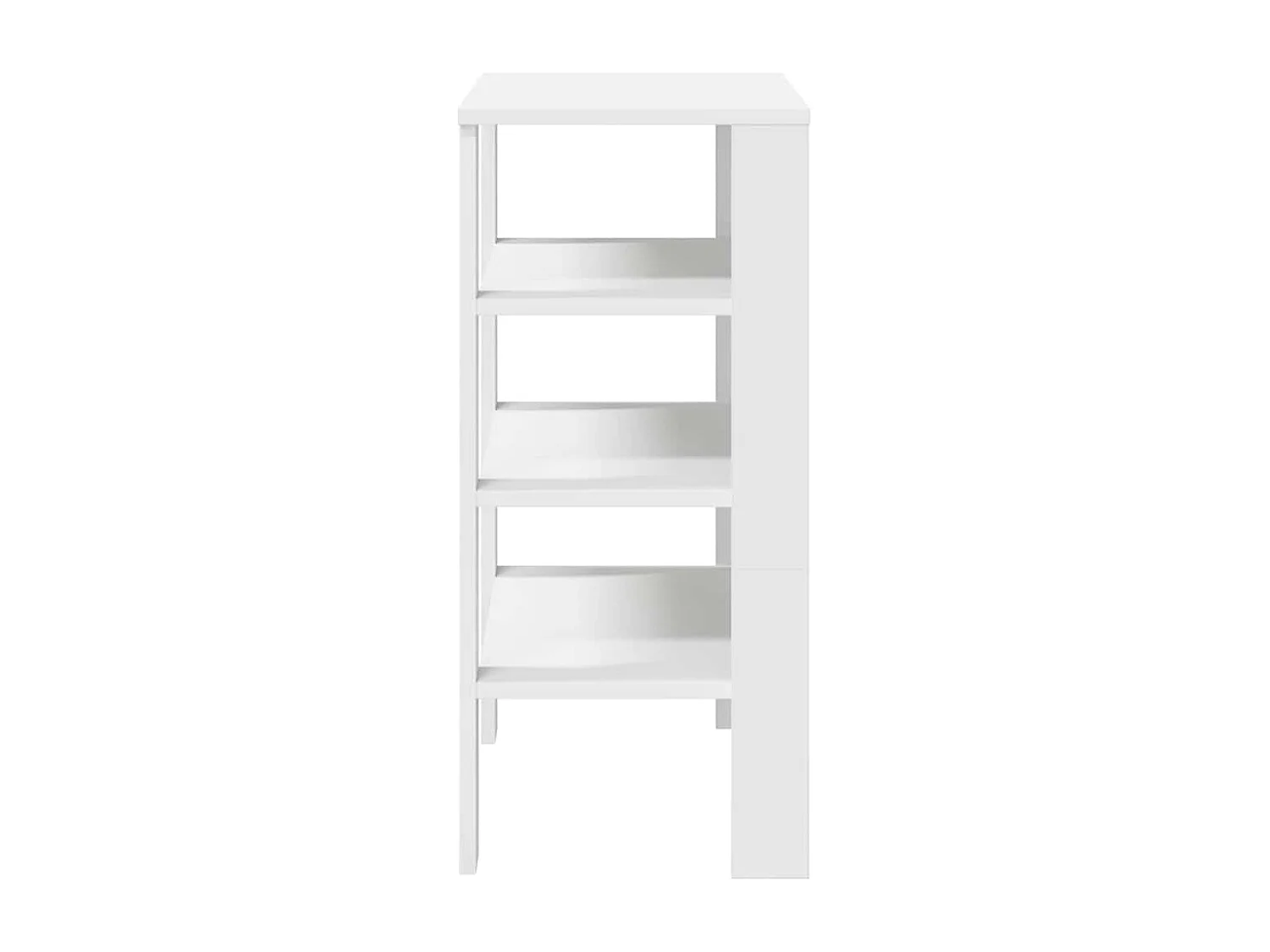 étagère à chaussures blanc 61x32x70 cm bois d'ingénierie