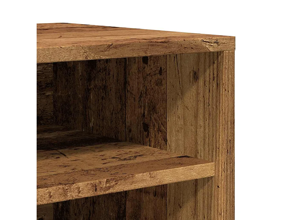 Scarpiera legno vecchio 32x35x92 cm legno ingegnerizzato