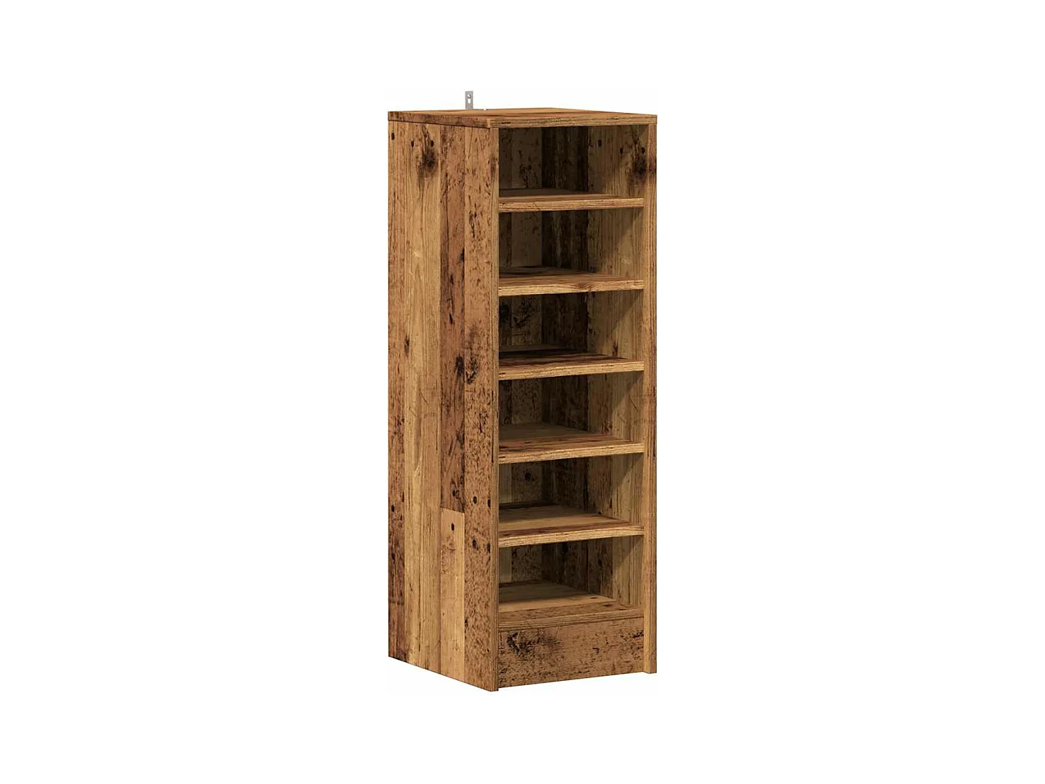 Schoenenkast oud hout 32x35x92 cm bewerkt hout