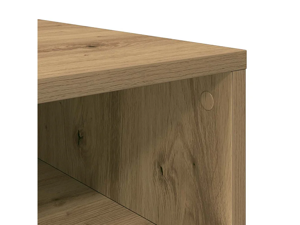 scarpiera in rovere artigianale in legno ingegnerizzato