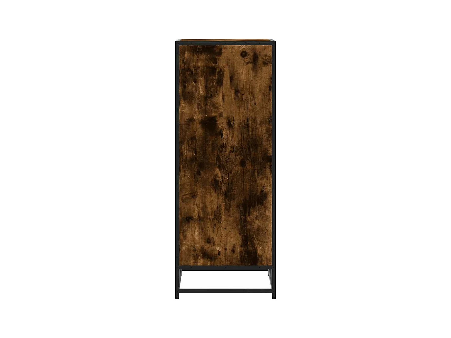gerookte eikenhouten schoenenrek 48x38x97,5 cm bewerkt hout