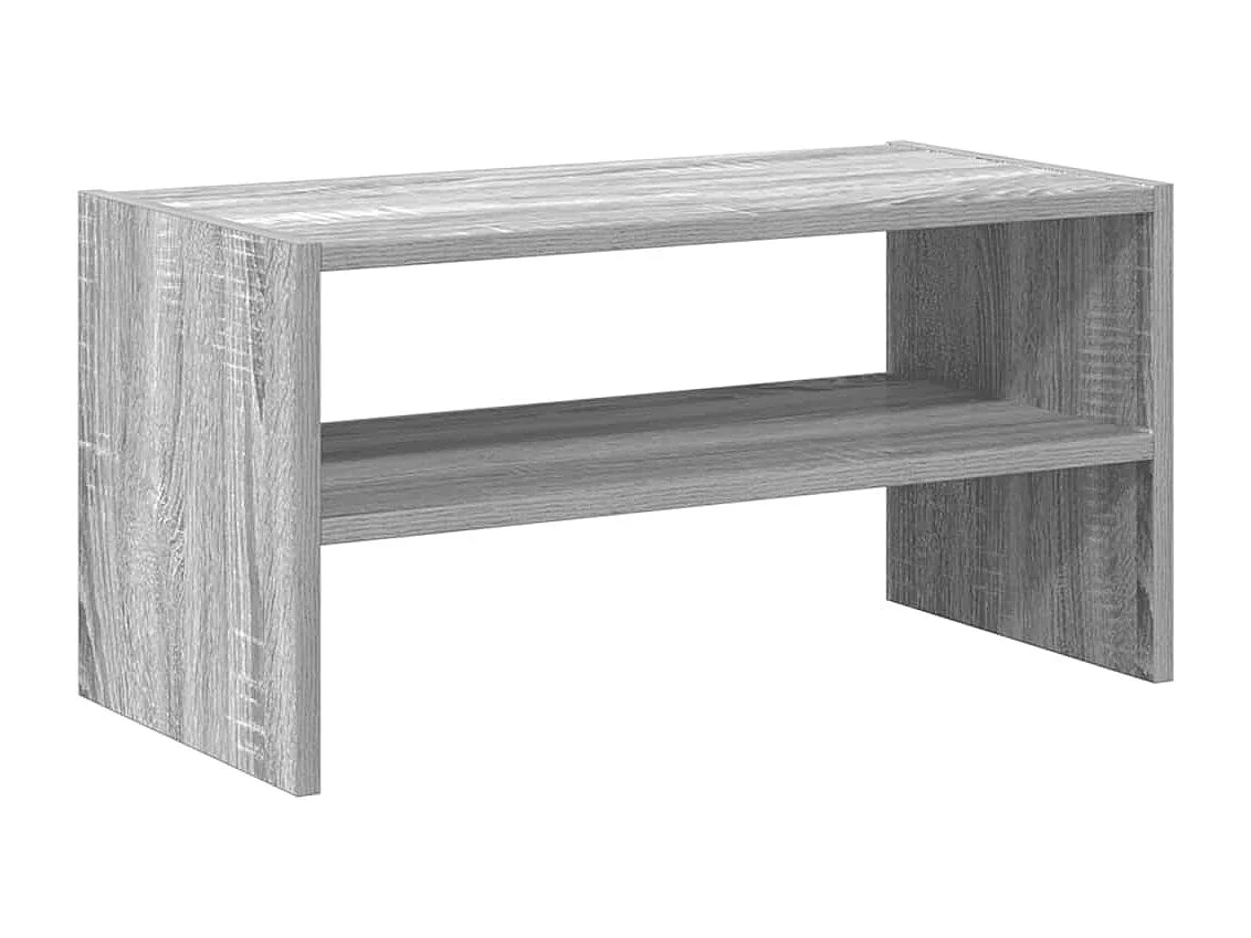 étagère à chaussures empilable sonoma gris 60x30x30,5 cm