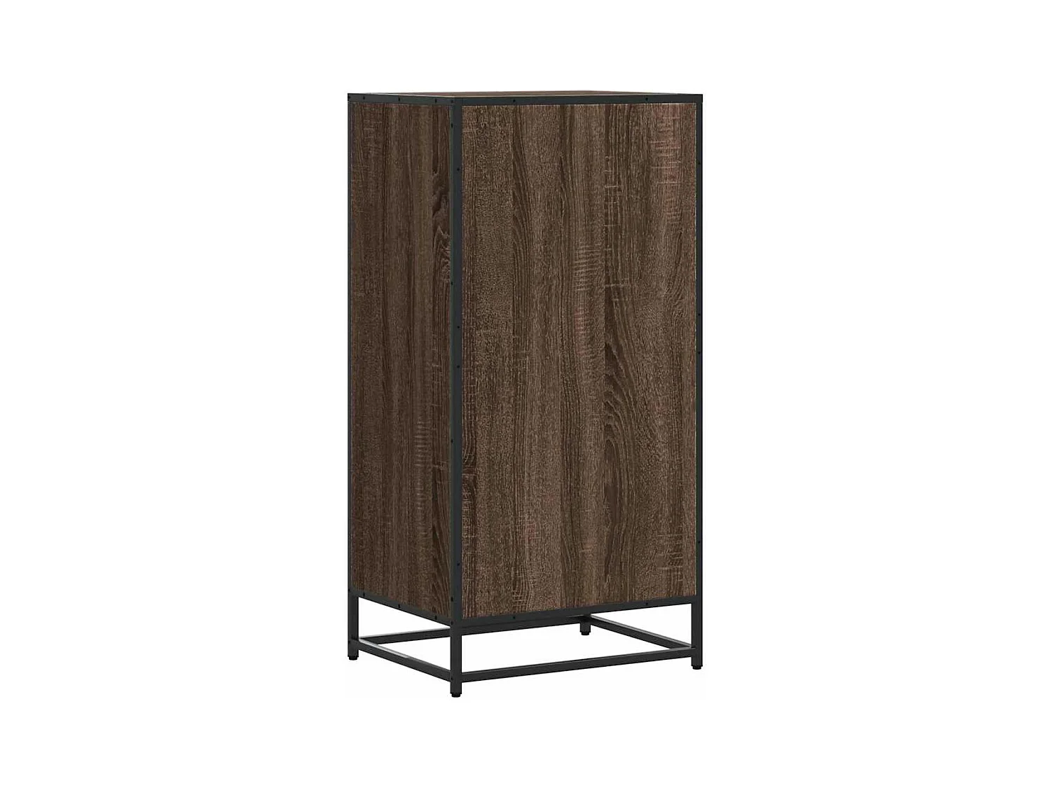 scarpiera rovere marrone 48x38x97,5 cm legno ingegnerizzato