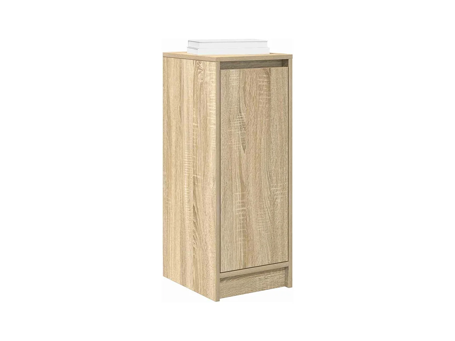 Sonoma eiken schoenenkast 29,5x34x76 cm bewerkt hout