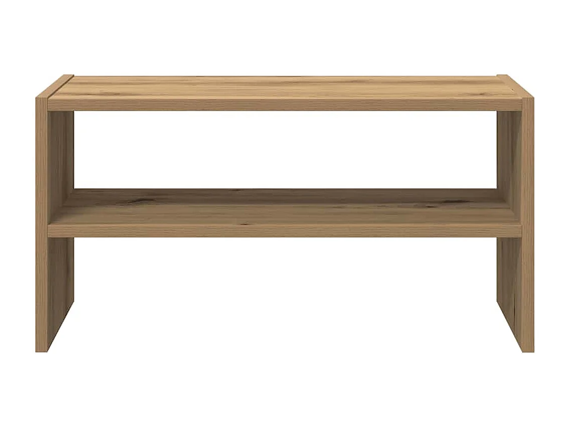Scarpiera impilabile artigianale rovere 60x30x30,5 cm