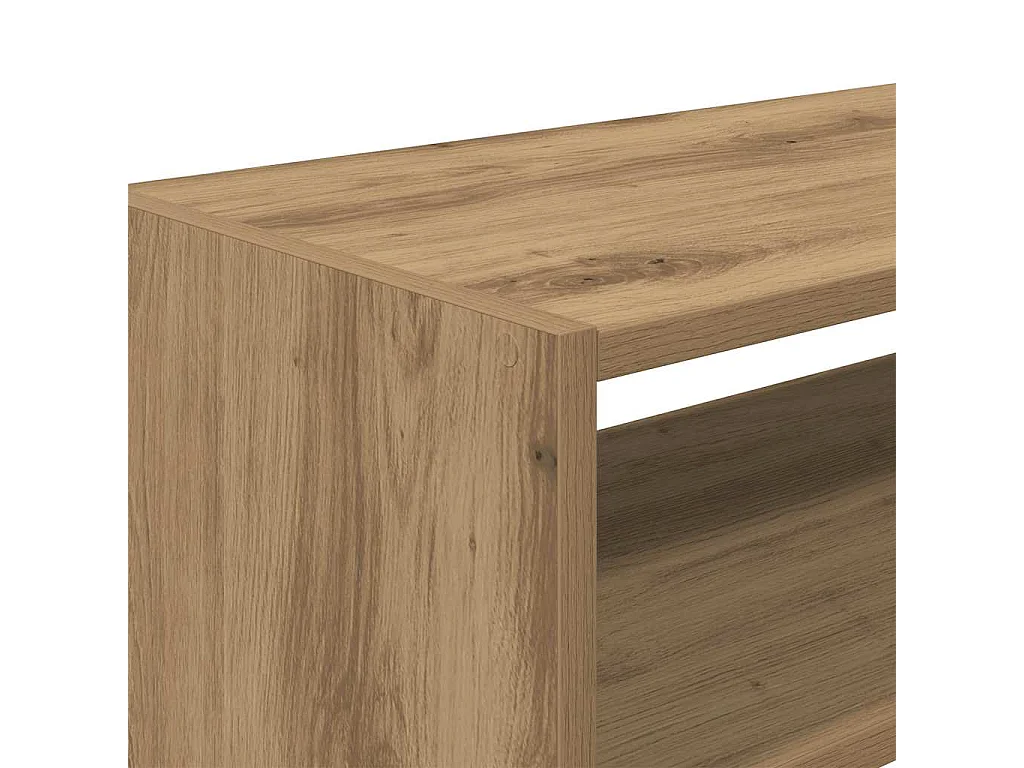 Scarpiera impilabile artigianale rovere 60x30x30,5 cm