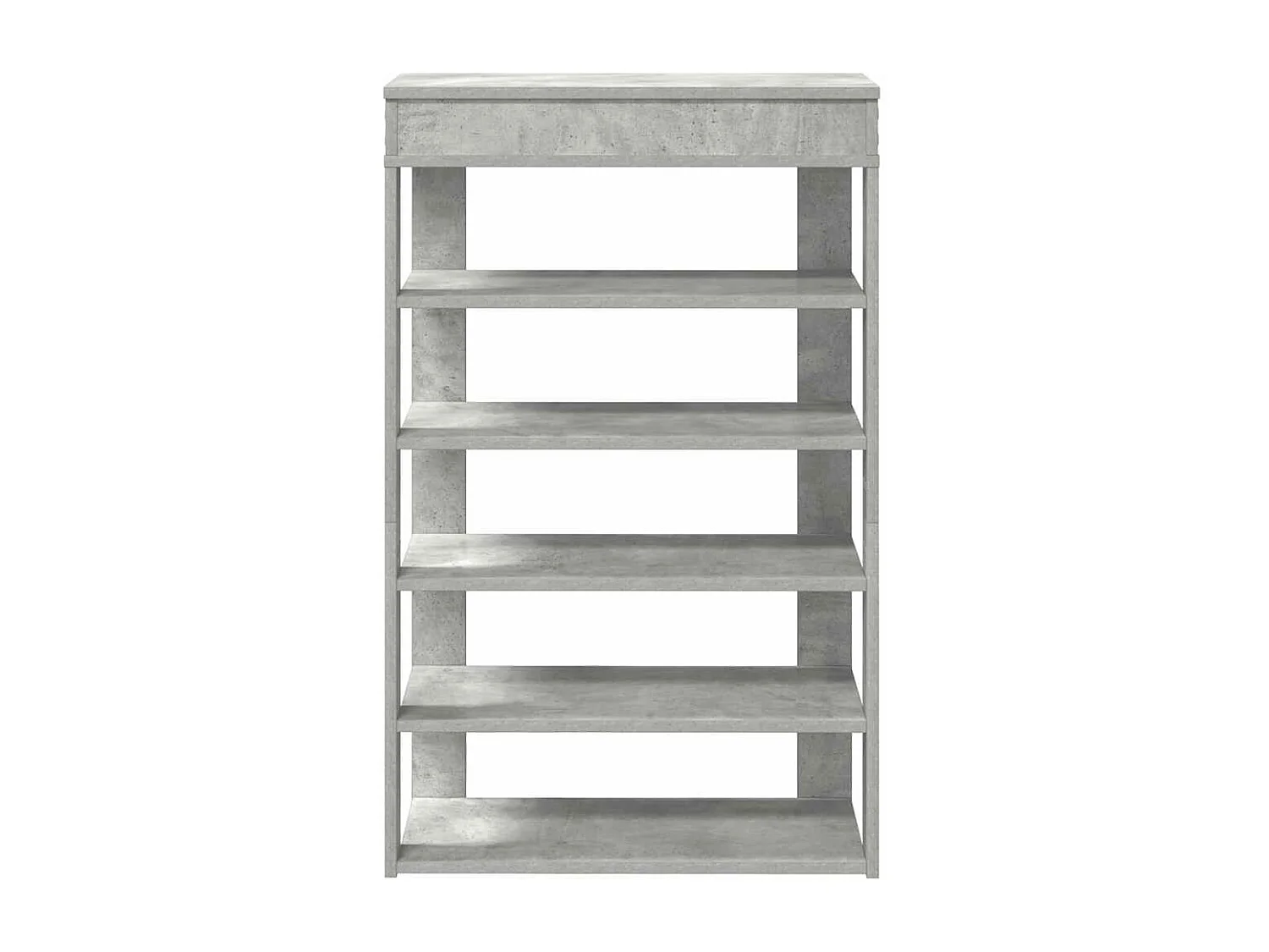 Zapatero gris hormigón 60x30x98 cm madera de ingeniería