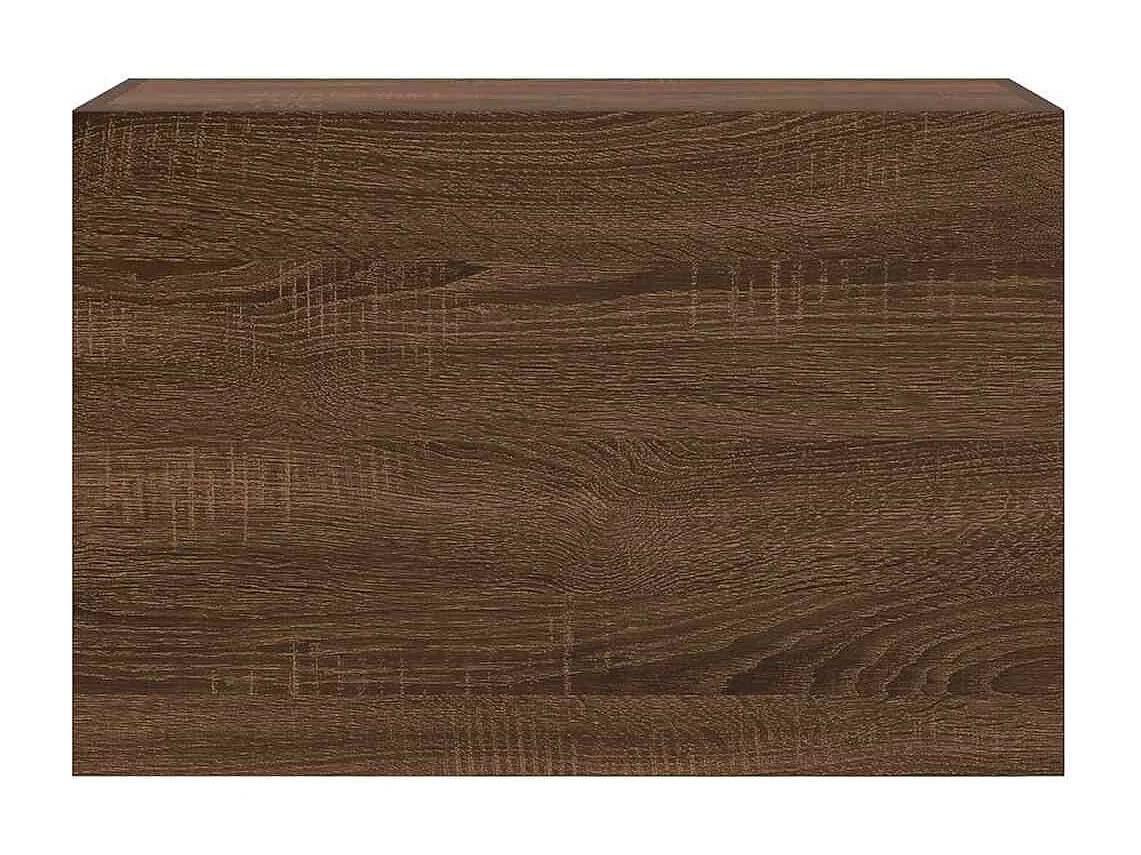 Badezimmer Hängeschrank Eiche braun 60x25x40 cm Holzwerkstoff