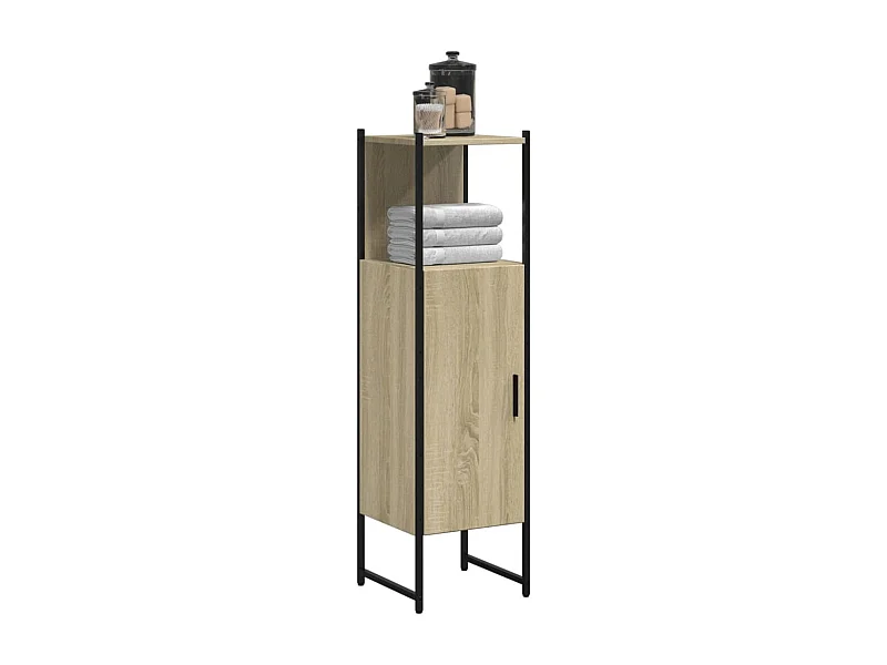 Mobile bagno in rovere Sonoma 33x33x120,5 cm