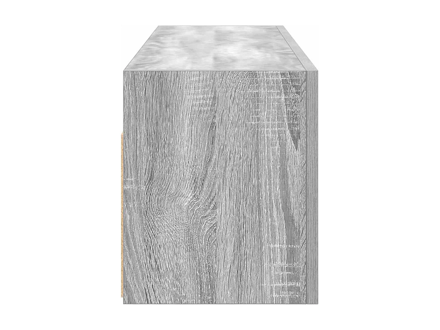 Móvel de parede para banheiro cinza Sonoma 100x25x30 cm madeira projetada