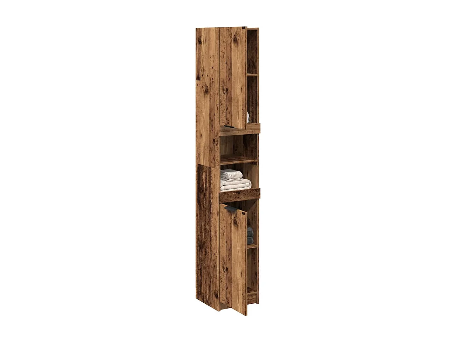 Armoire de salle de bain vieux bois bois d'ingénierie
