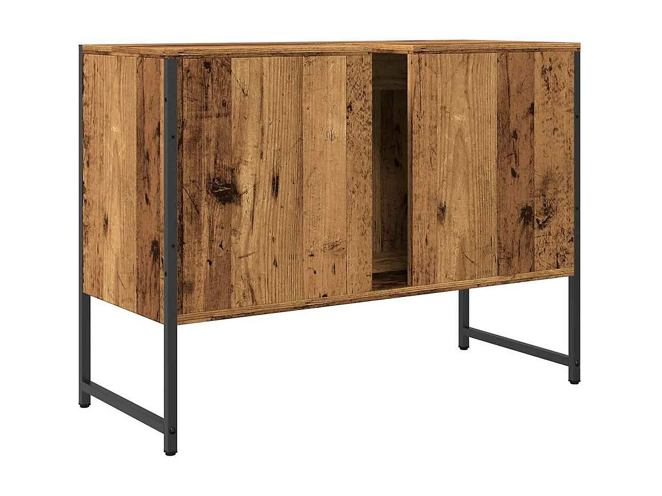 Armoire de salle de bain vieux bois 80x33x60 cm bois ingénierie