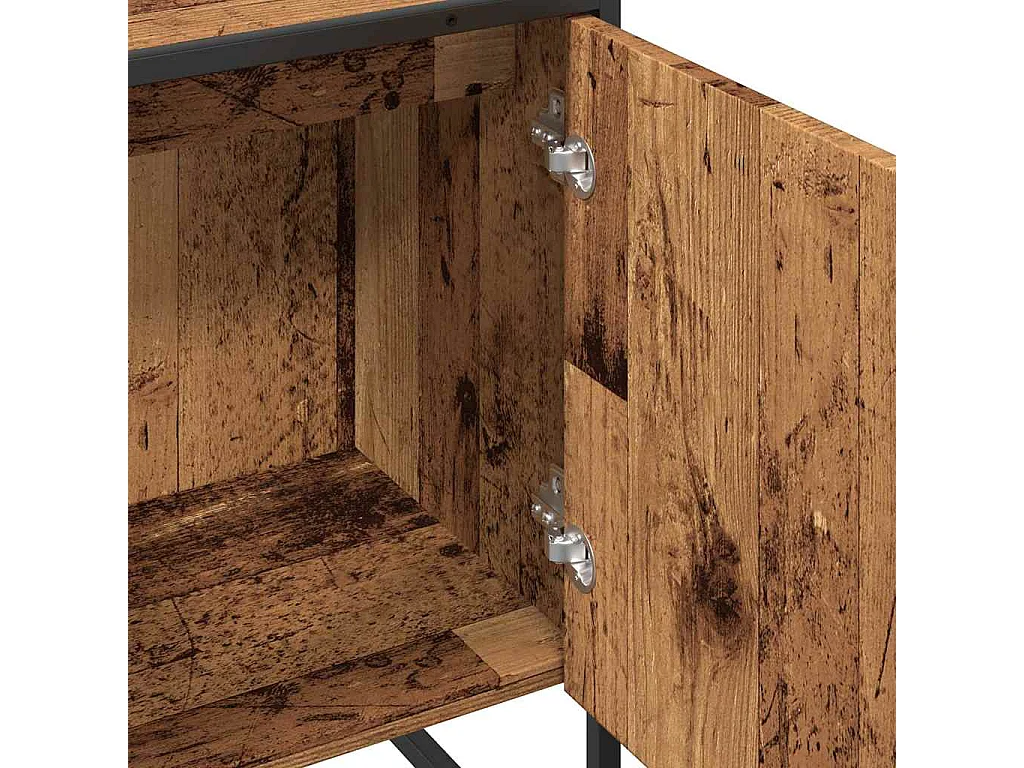 Armoire de salle de bain vieux bois 80x33x60 cm bois ingénierie