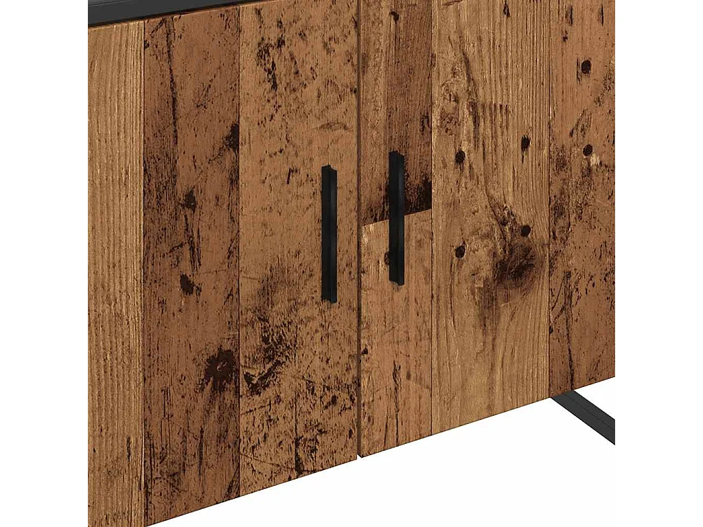 Armoire de salle de bain vieux bois 80x33x60 cm bois ingénierie