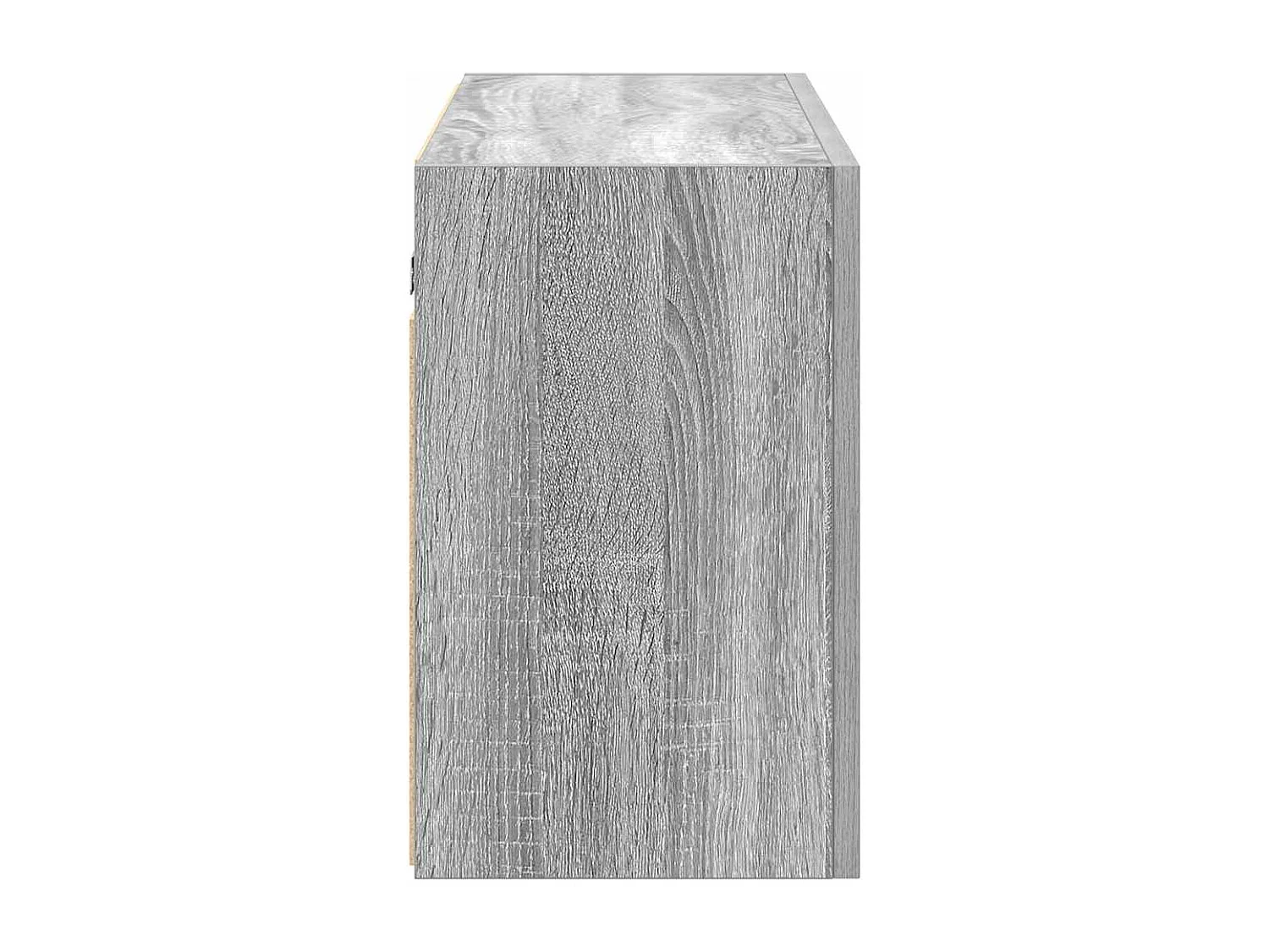 Mueble de baño de pared Sonoma gris 100x25x40 cm madera de ingeniería