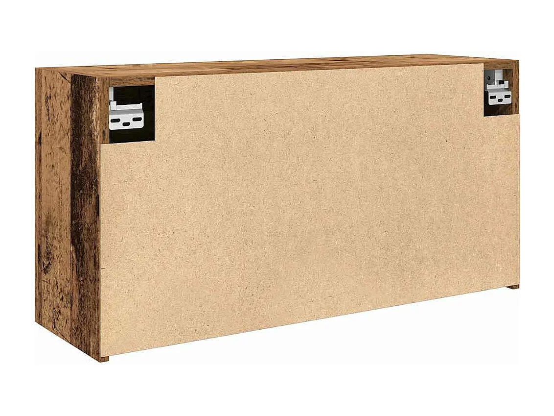 Oude houten badkamer wandkast 80x25x40 cm bewerkt hout