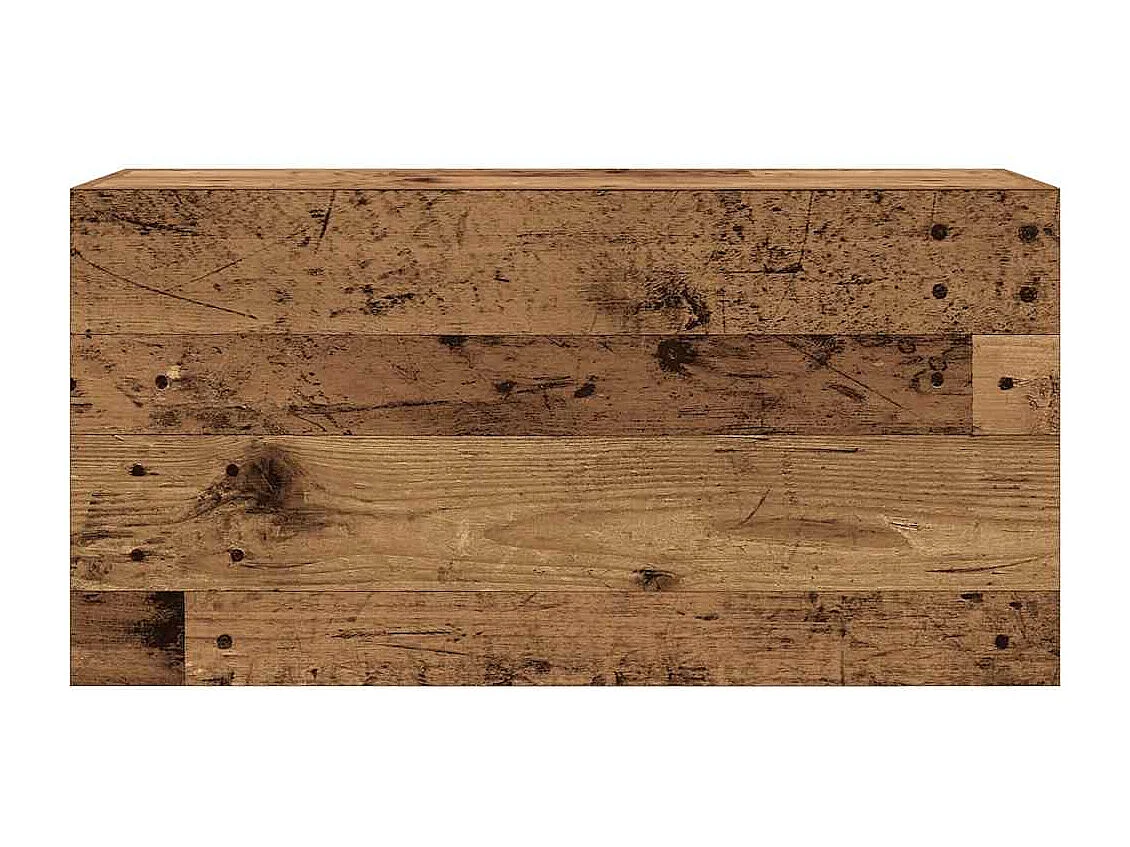 Armoire murale de bain vieux bois 80x25x40 cm bois d'ingénierie