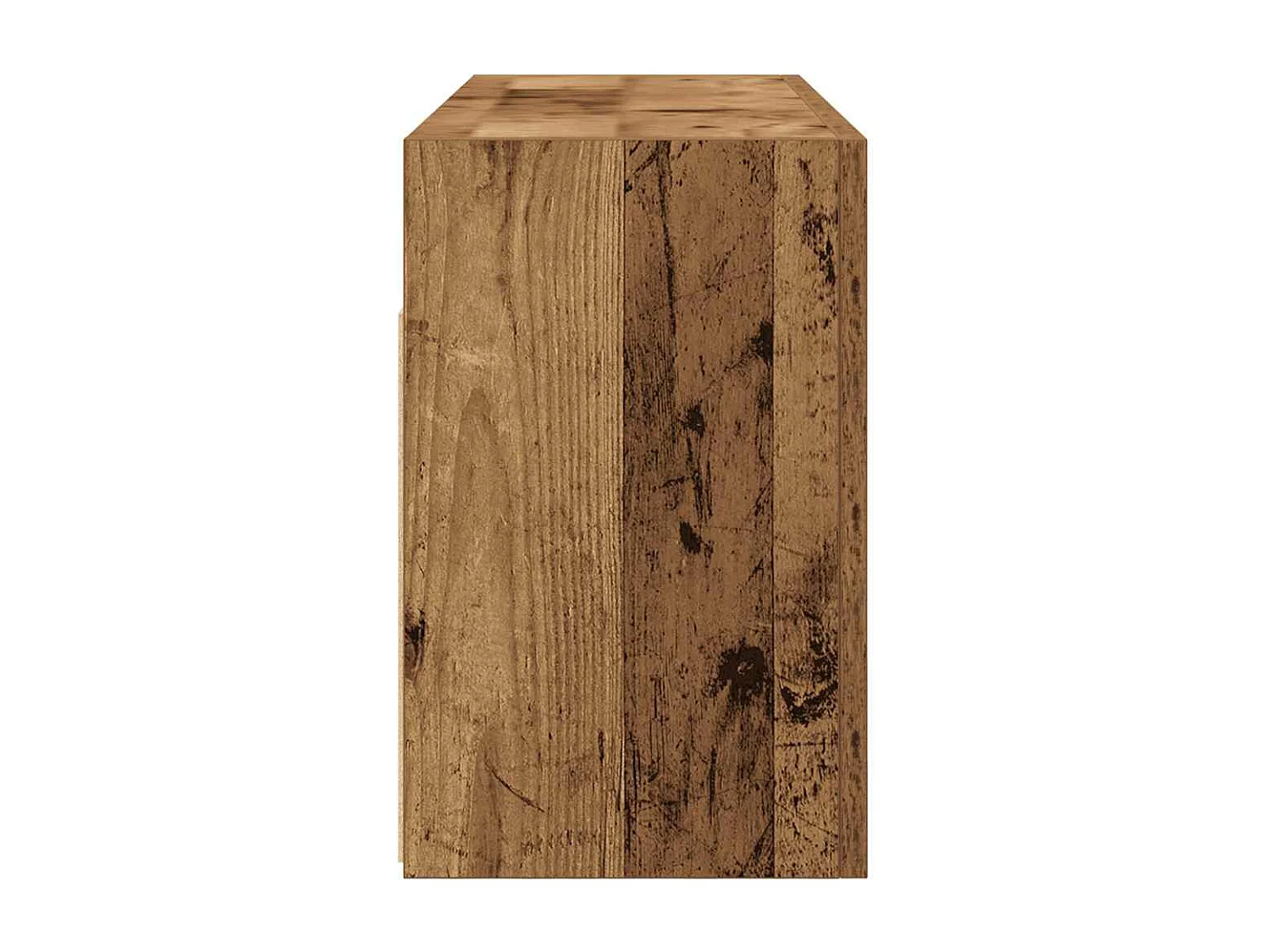 Armoire murale de bain vieux bois 80x25x40 cm bois d'ingénierie