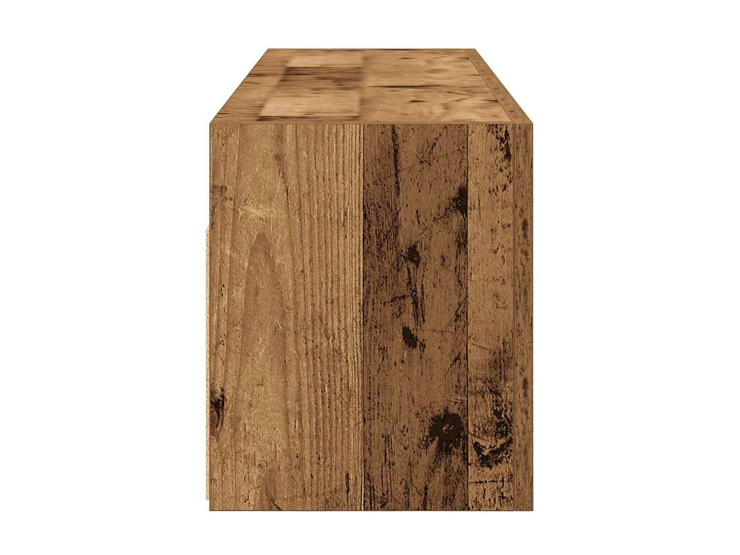 Armoire murale de bain vieux bois 100x25x30cm bois d'ingénierie