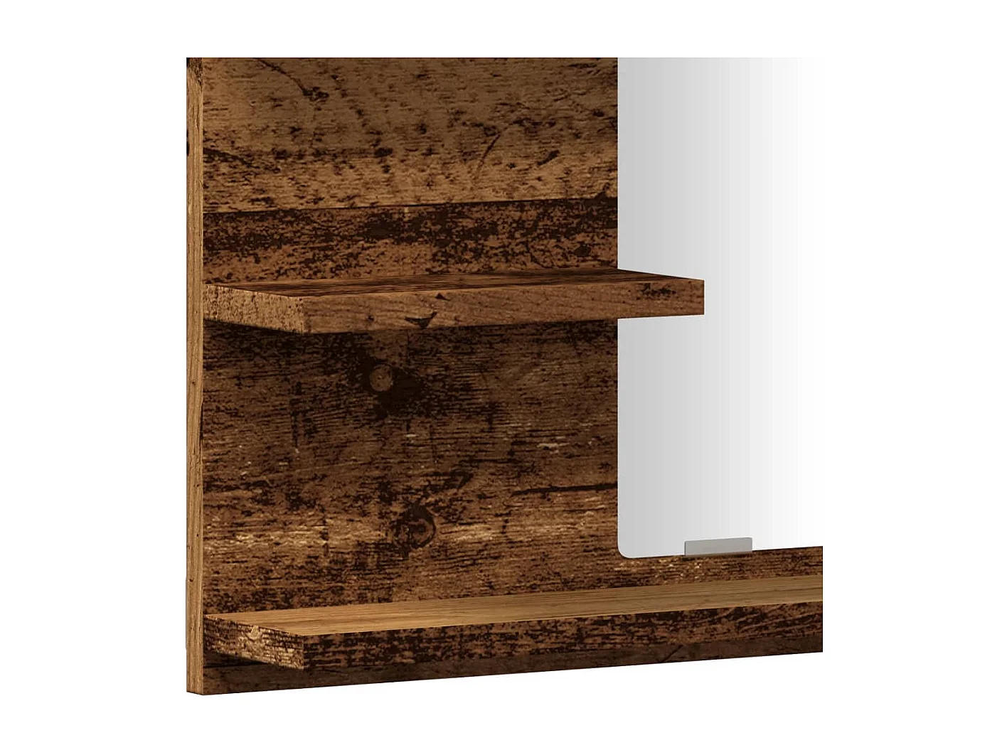 Armoire à miroir salle de bain chêne artisanal 60x10,5x45 cm