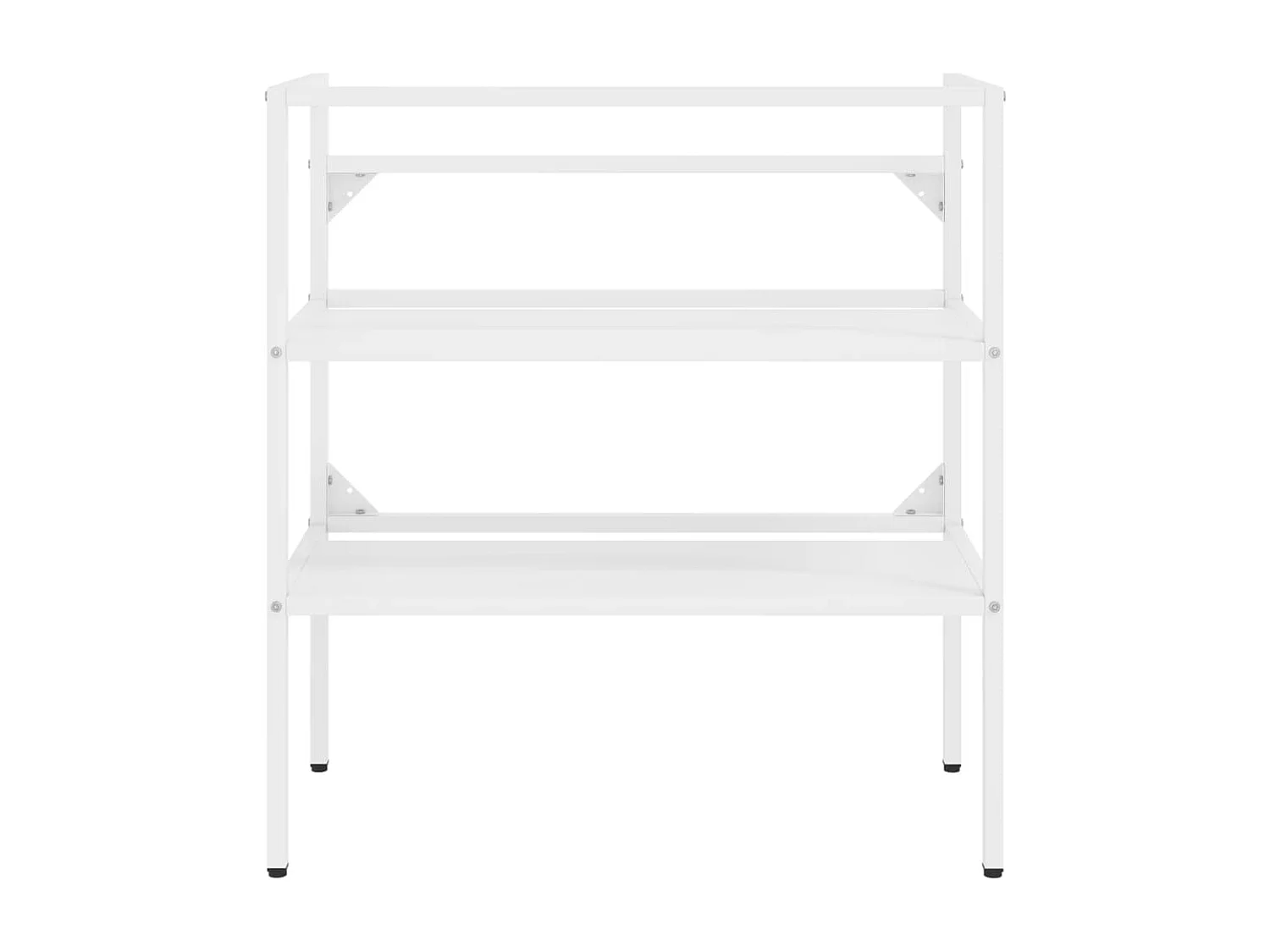 Waschbeckengestell Unterbauwaschbecken Weiß Eisen