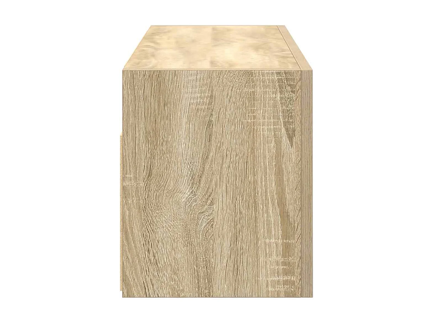 Mueble de baño de pared roble Sonoma 80x25x30 cm madera de ingeniería