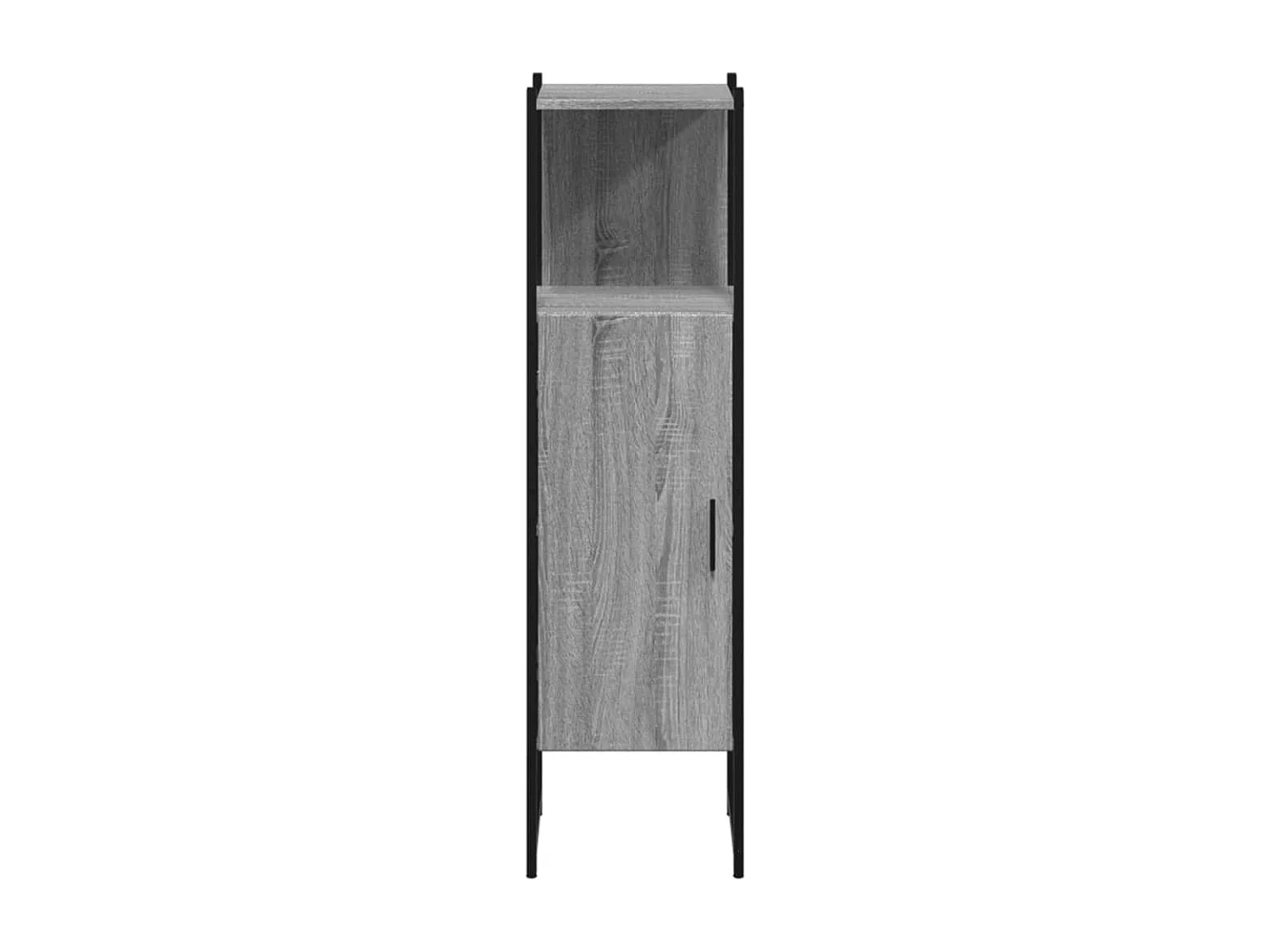 Armoire de salle de bain sonoma gris 33x33x120,5 cm