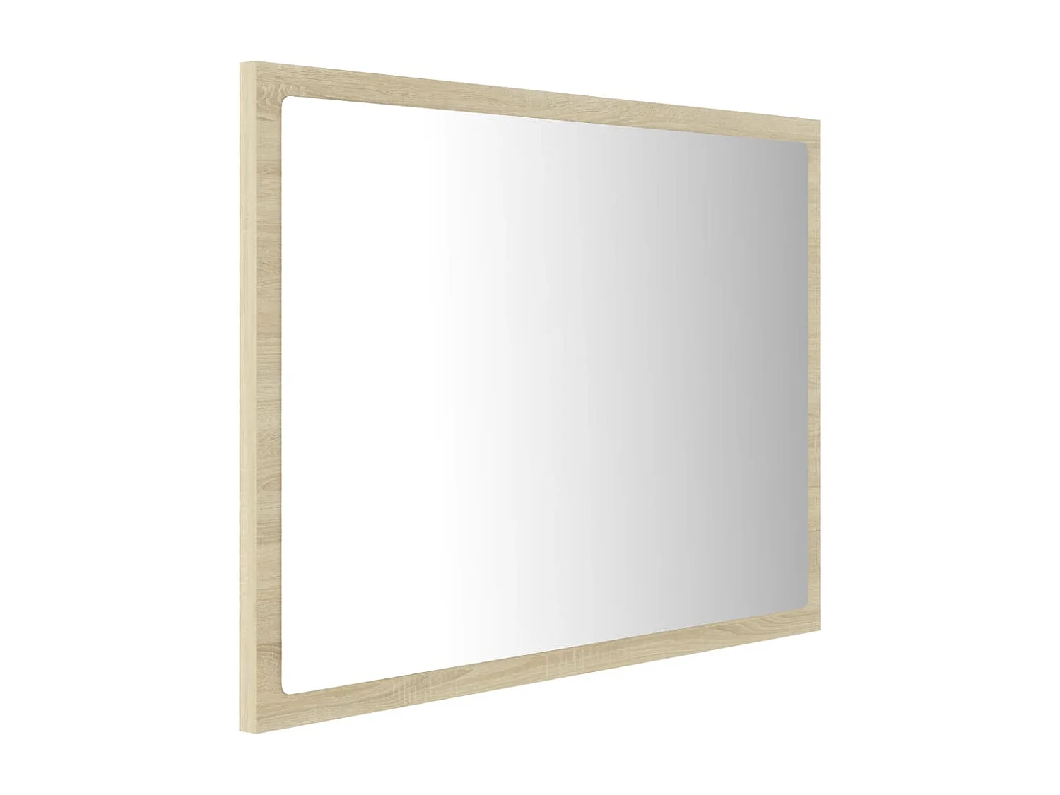 Espejo de baño LED roble Sonoma 60x8,5x37 cm Acrílico