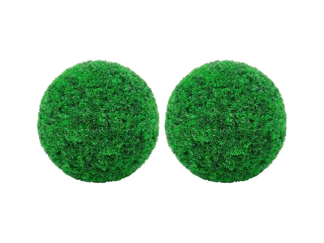 Boules de buis artificielles 2 pcs 52 cm