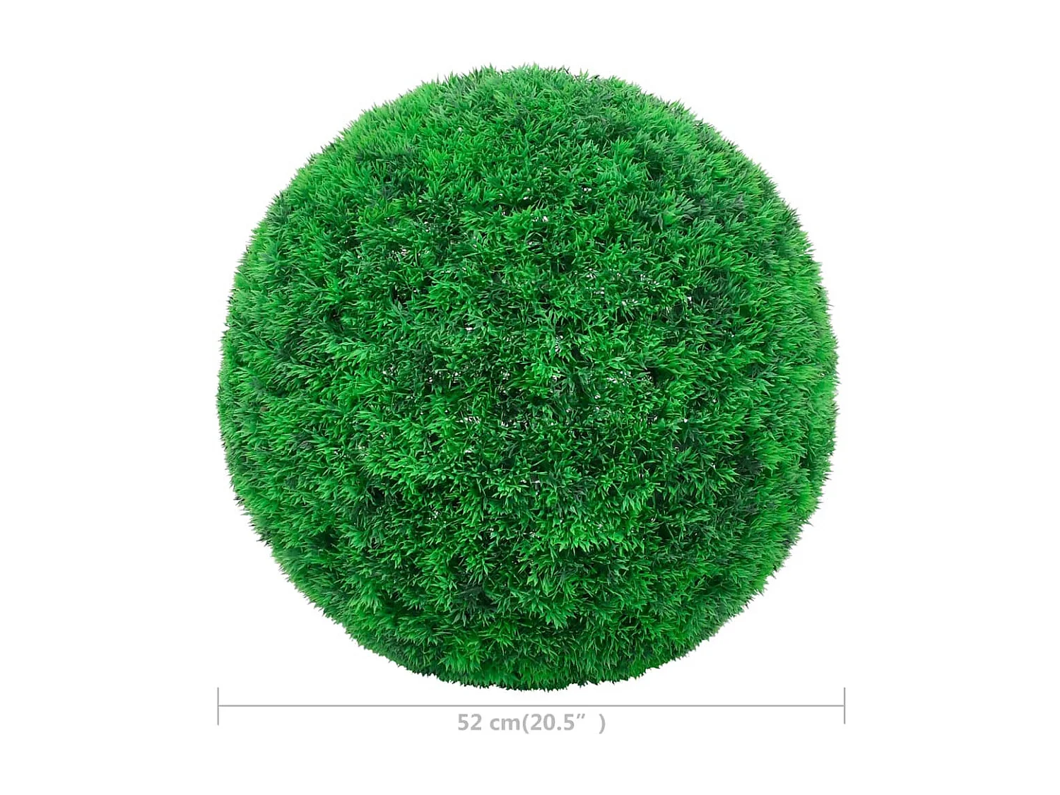 Palline di bosso artificiali 2 pz 52 cm