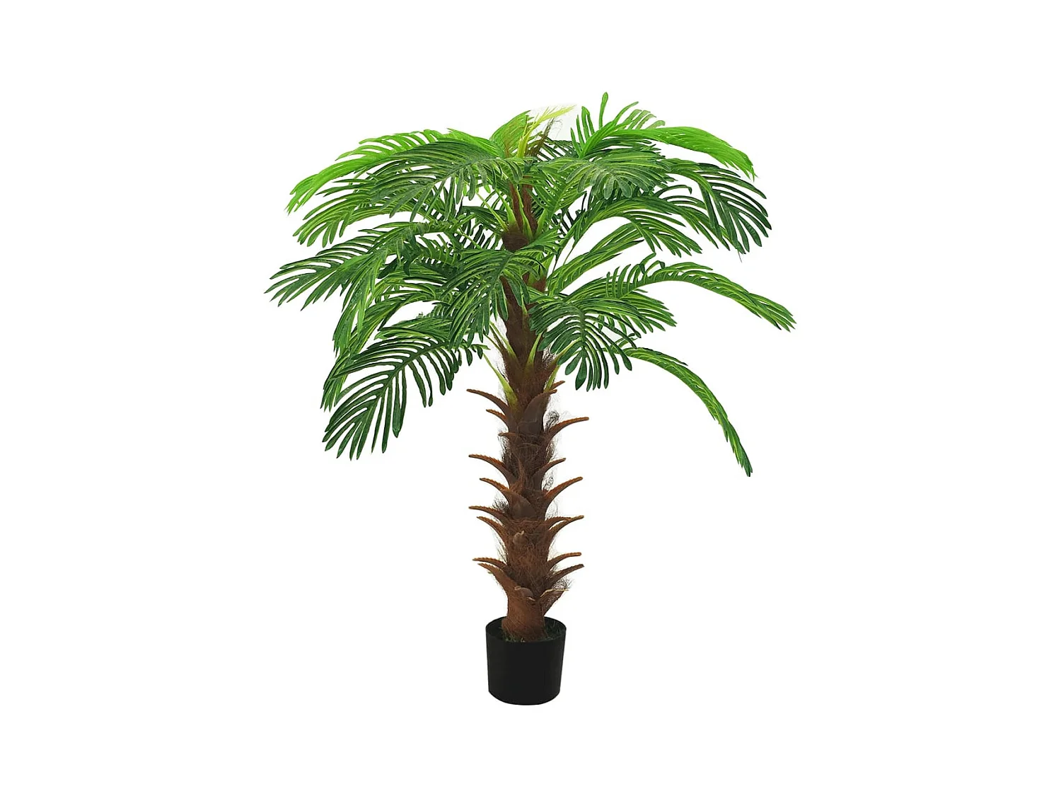 Palmier Cycas artificiel avec pot 140 cm Vert