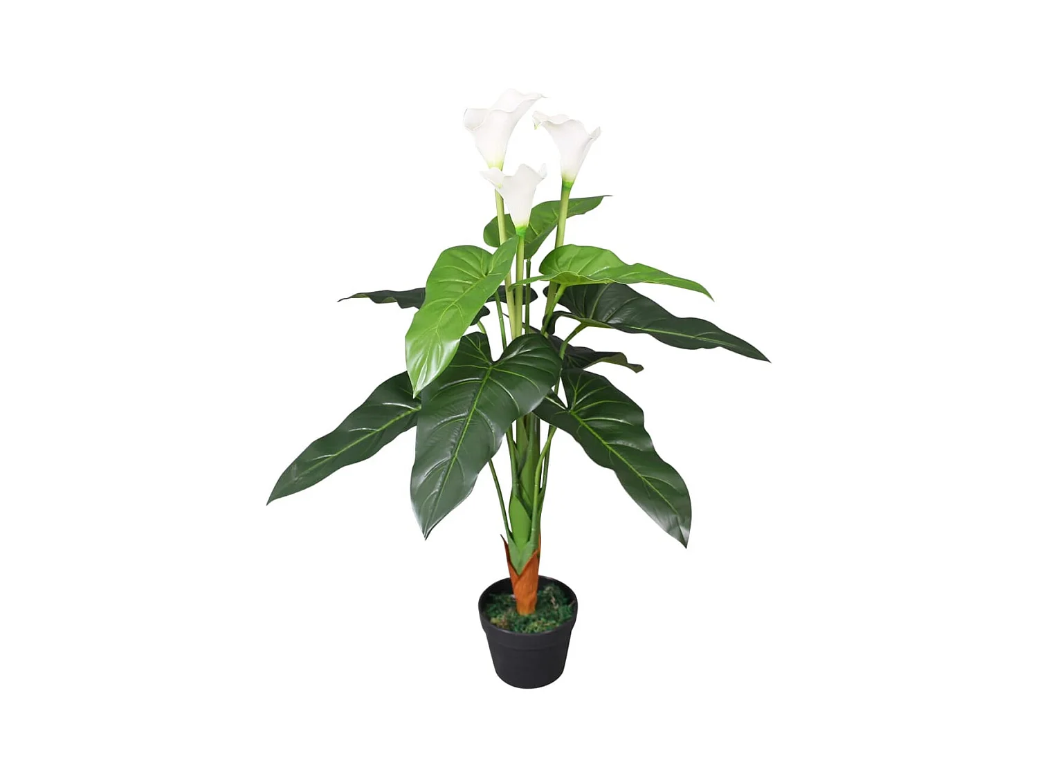 Plante artificielle avec pot Lis Calla 85 cm Blanc