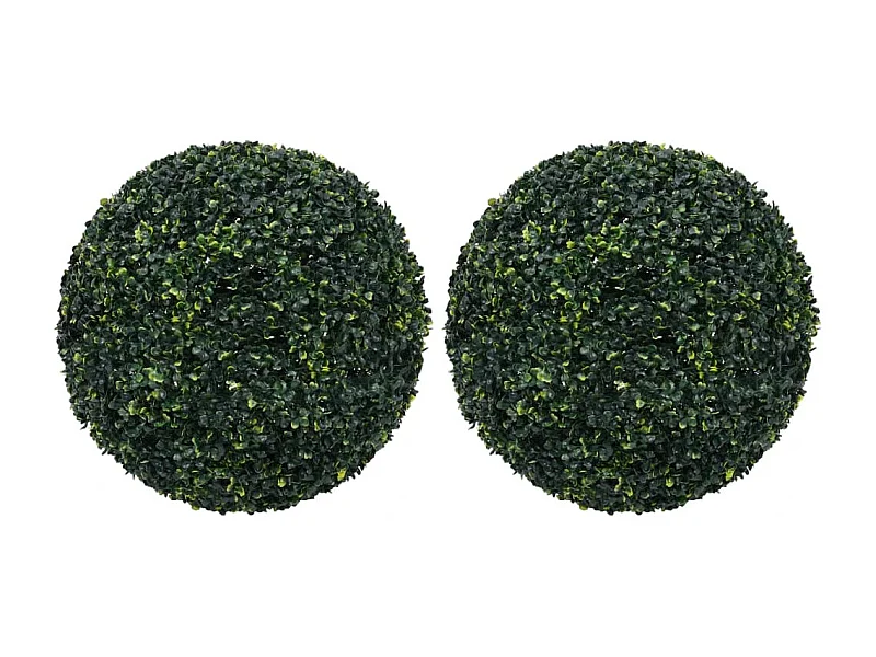 Boules de buis artificielles 2 pcs 52 cm