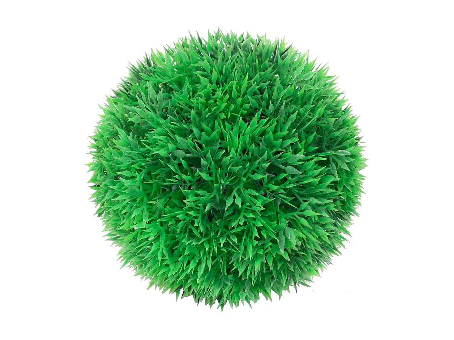 Palline di bosso artificiali con luci LED 4 pezzi verde 12 cm