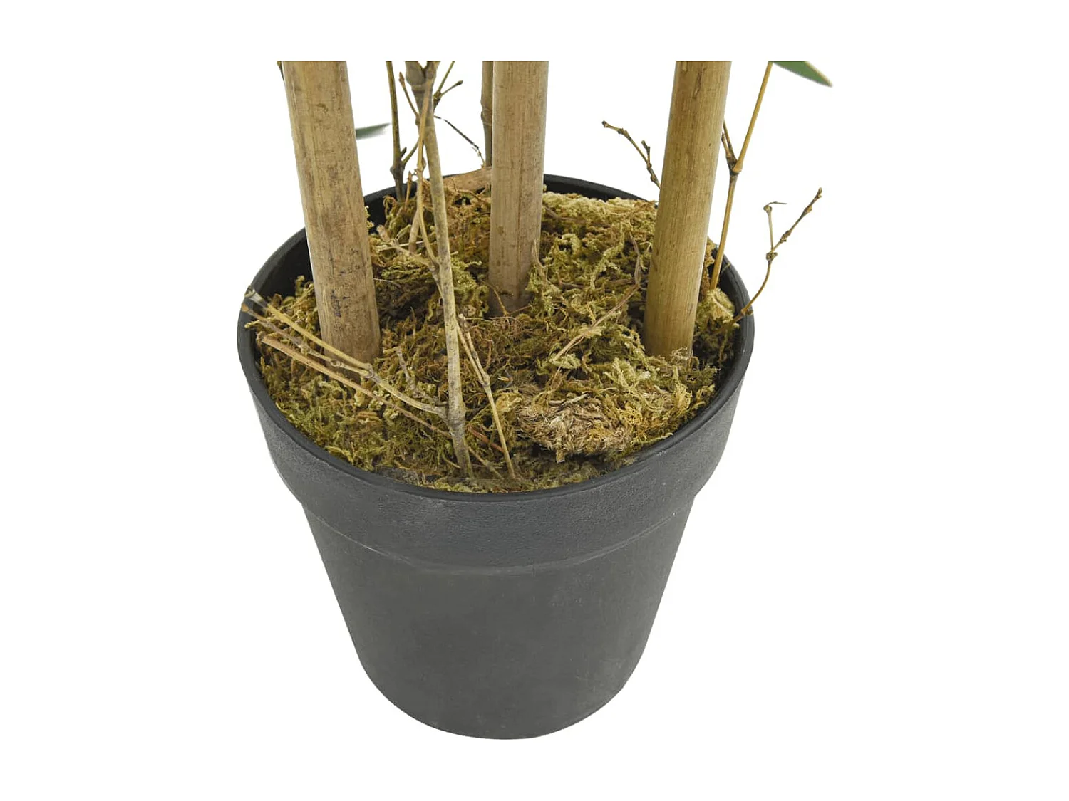 Bambou artificiel 500 feuilles 80 cm vert