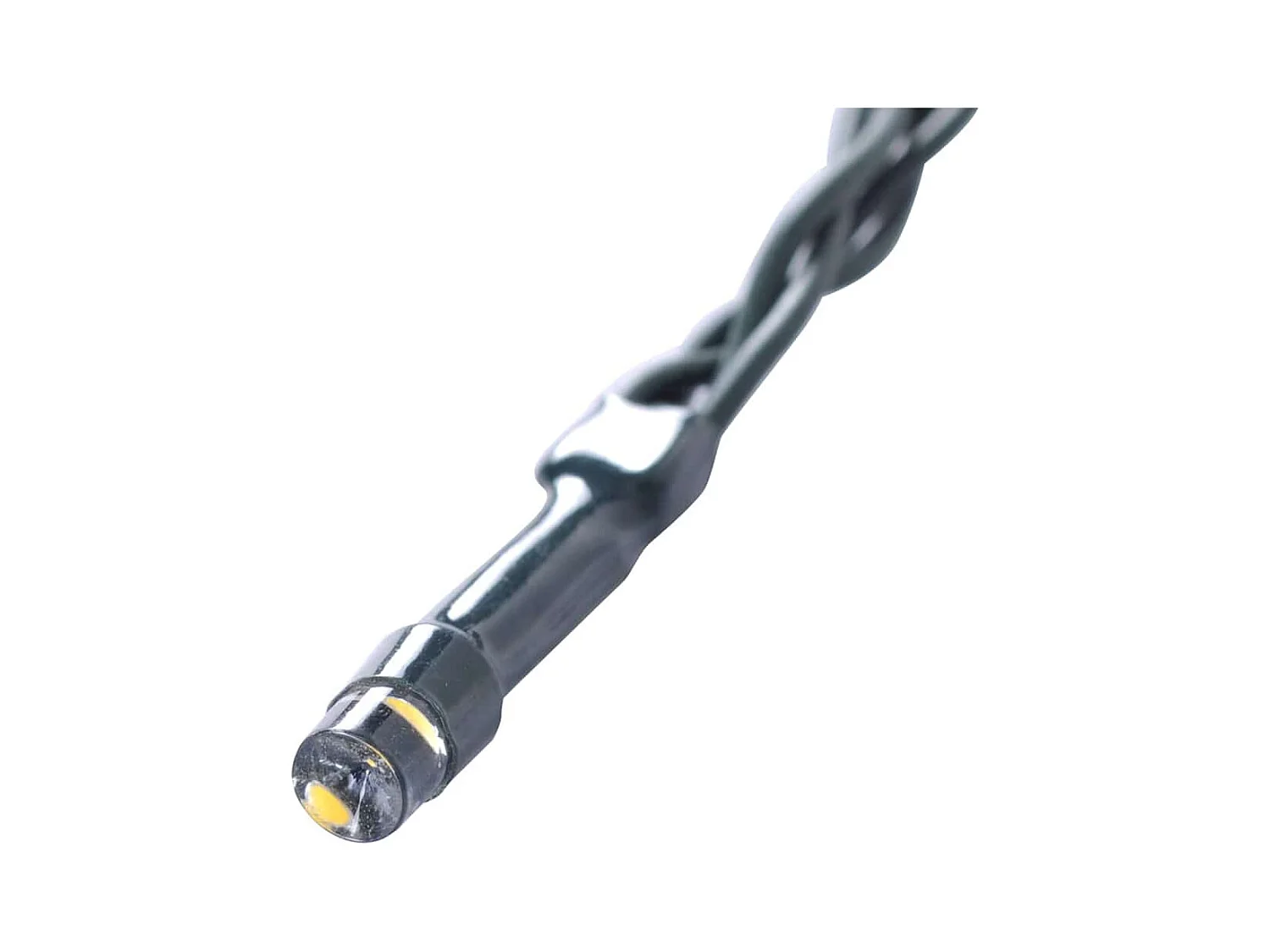Boules de buis artificielles avec lumières LED 2 pcs vert 27 cm