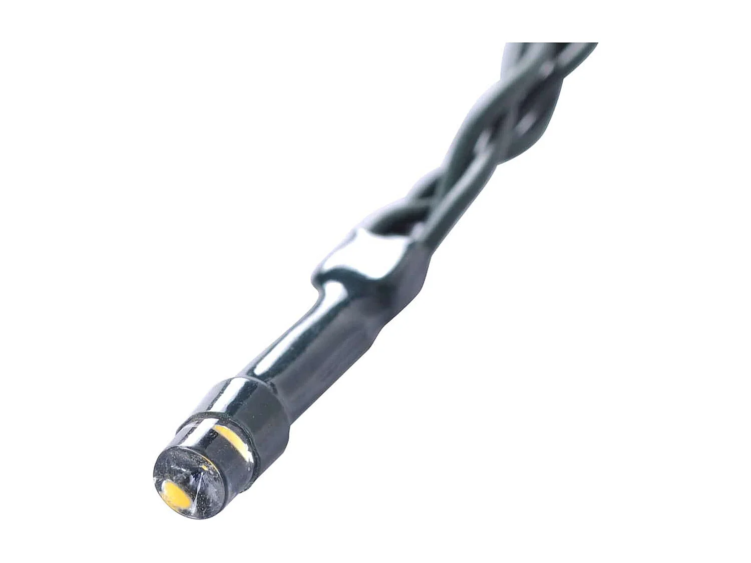 Boules de buis artificielles avec lumières LED 2 pcs vert 27 cm