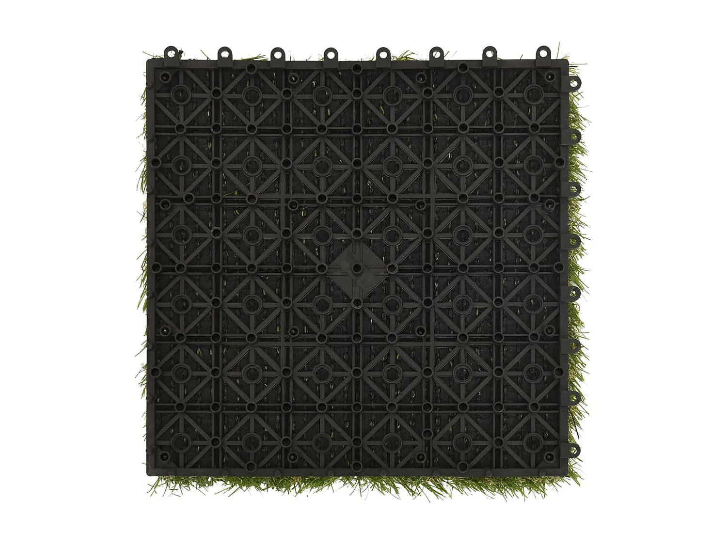 Losetas de Césped Artificial 11 uds Verde 30x30 cm