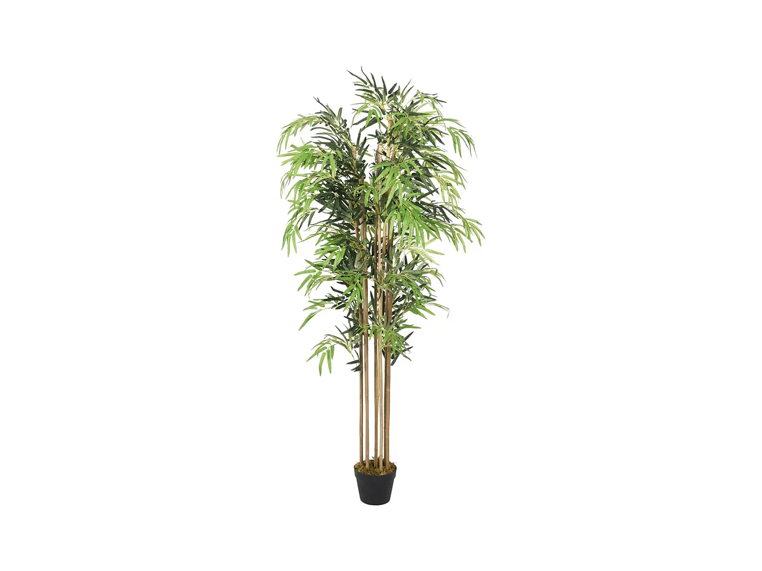 Bambou artificiel 1095 feuilles 150 cm vert