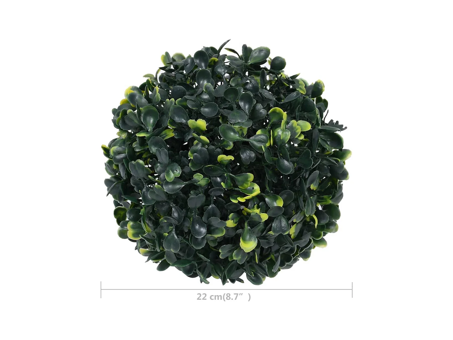 Künstliche Buchsbaumkugeln 2 Stk. 22 cm