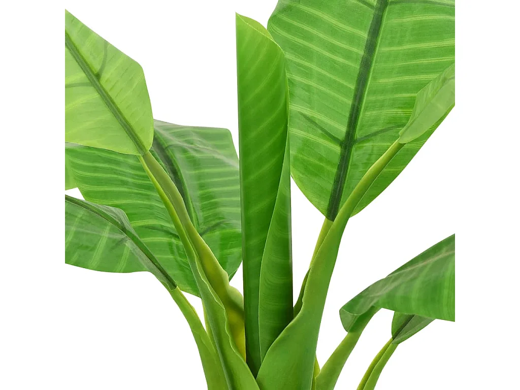 Banano artificiale con vaso 180 cm Verde