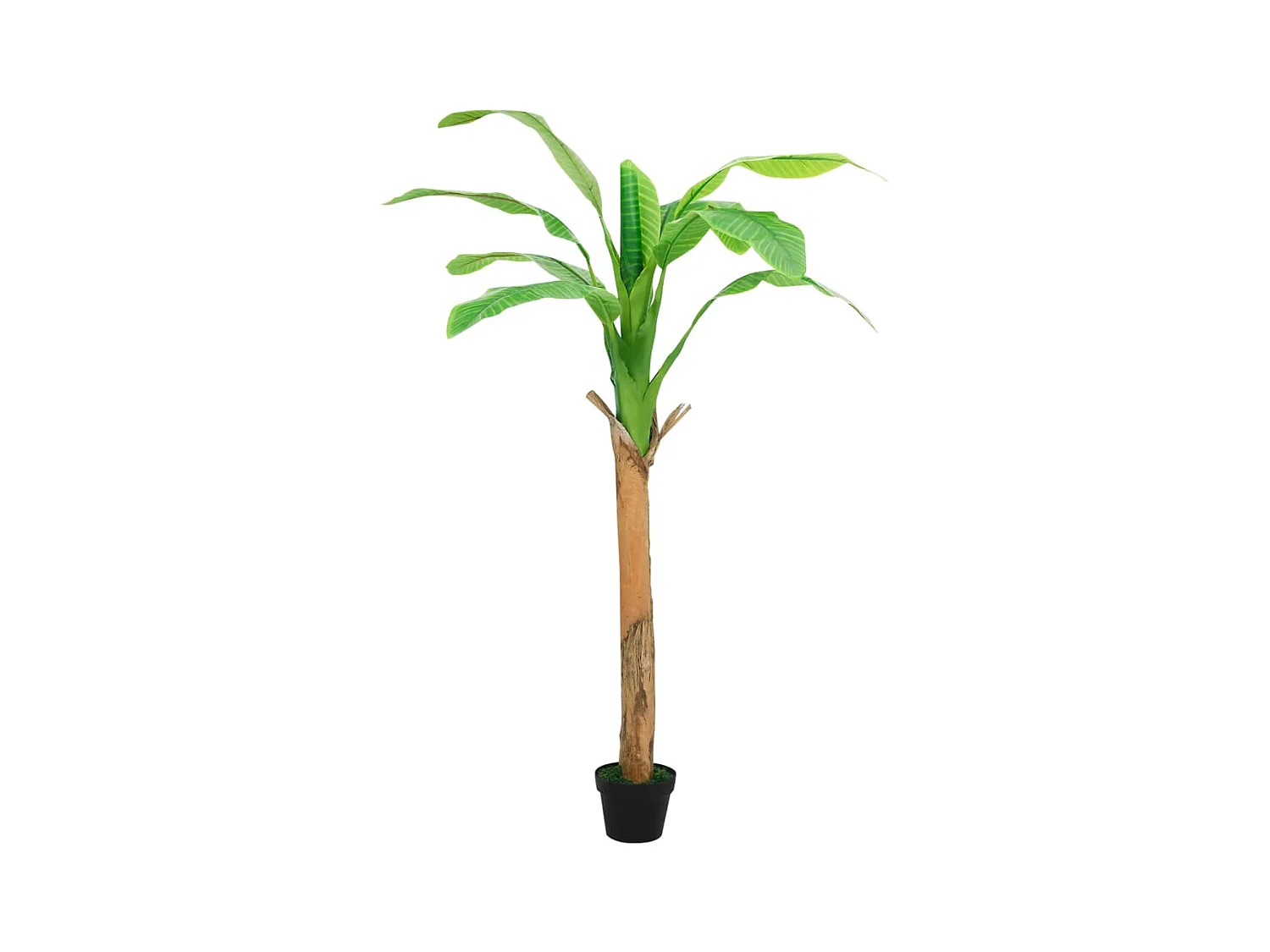 Künstlicher Bananenbaum mit Topf 180 cm Grün