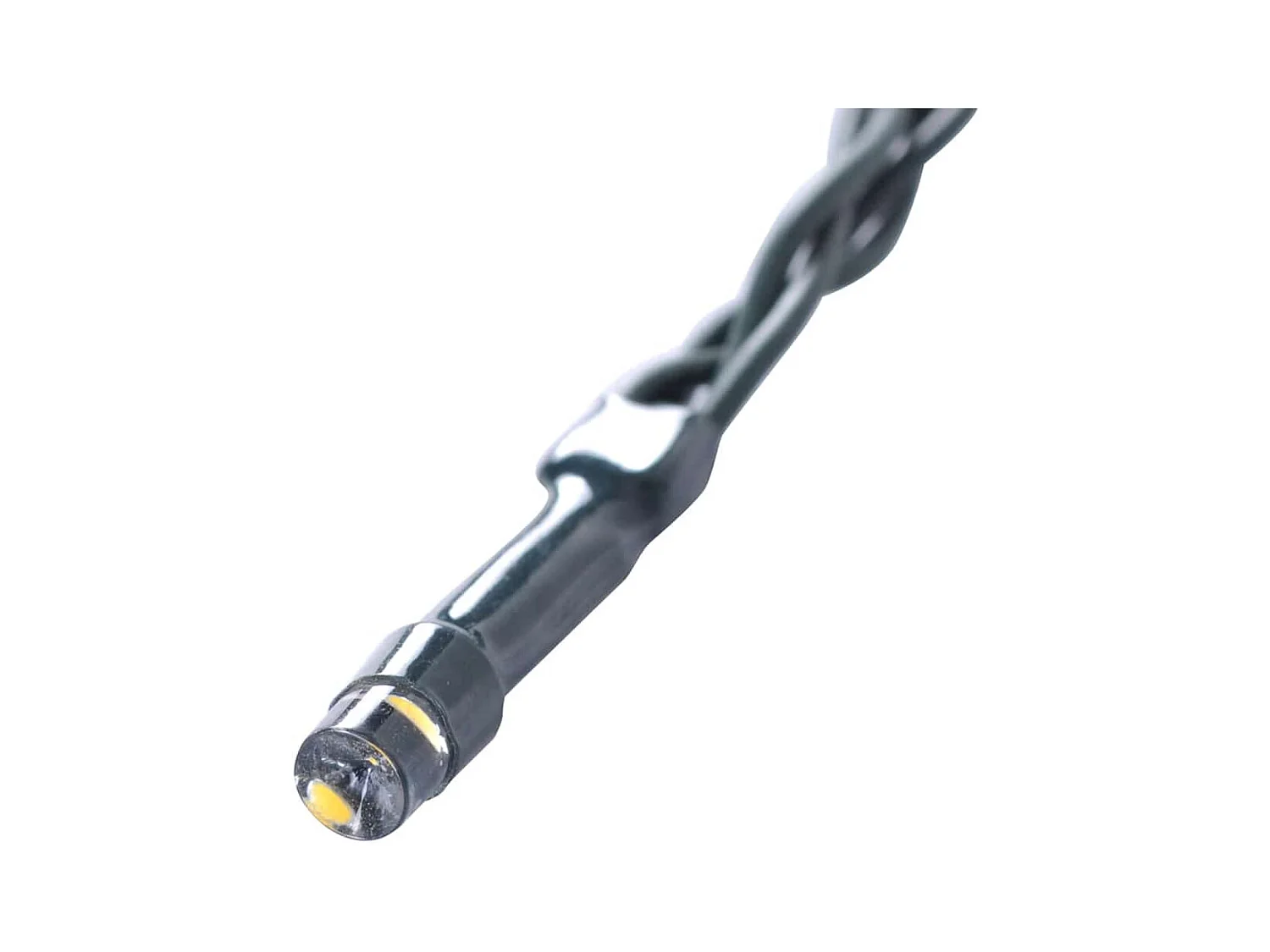 Boules de buis artificielles avec lumières LED 2 pcs vert 20 cm