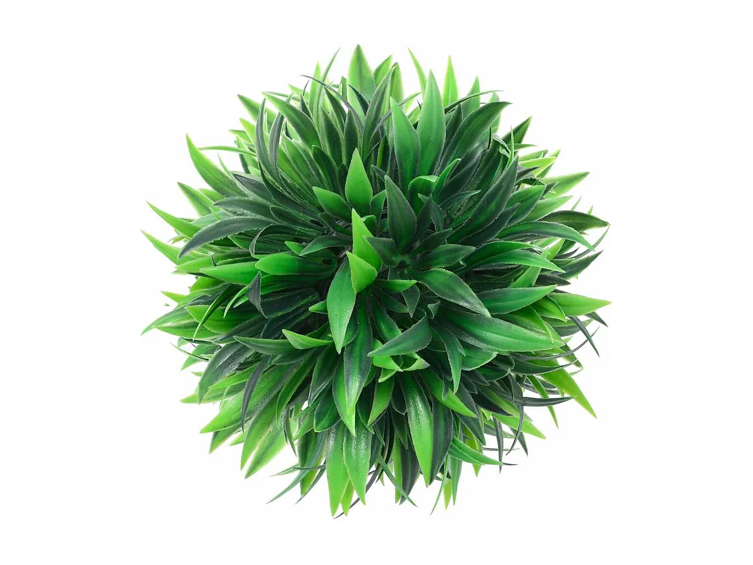 Boules de buis artificielles avec lumières LED 2 pcs vert 20 cm