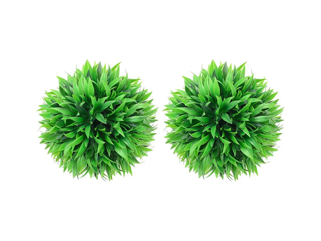 Boules de buis artificielles 2 pcs 20 cm