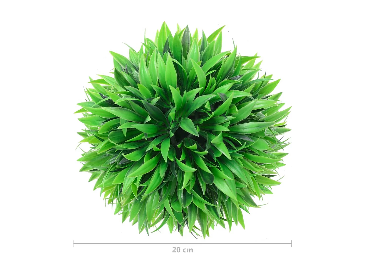 Boules de buis artificielles 2 pcs 20 cm