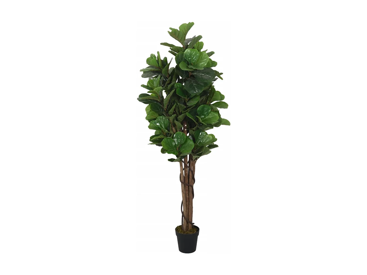 Ficus lyrata artificial 96 hojas 80 cm verde