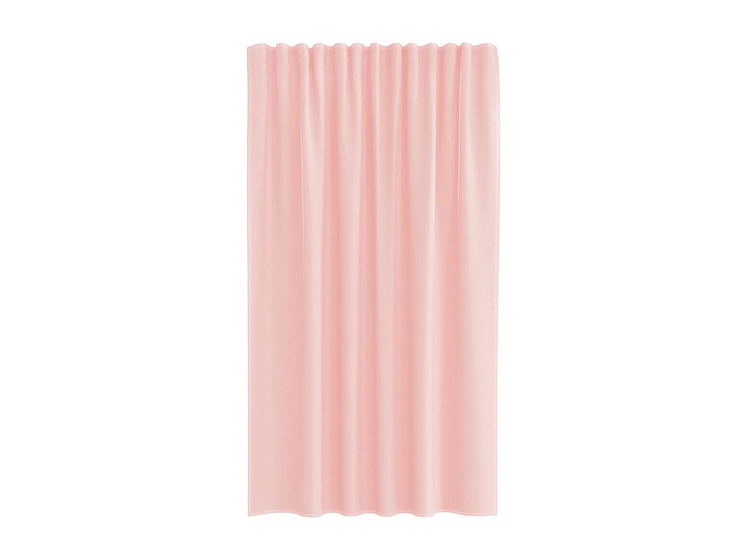 Rideaux en voile avec boucles 2 pcs rose 140x175 cm