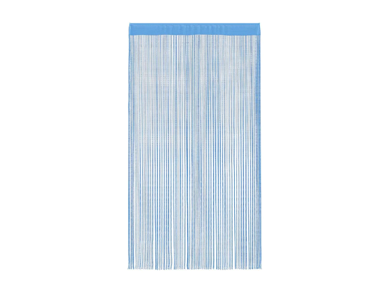Cortina de corda 2 peças 140 x 250 cm azul claro